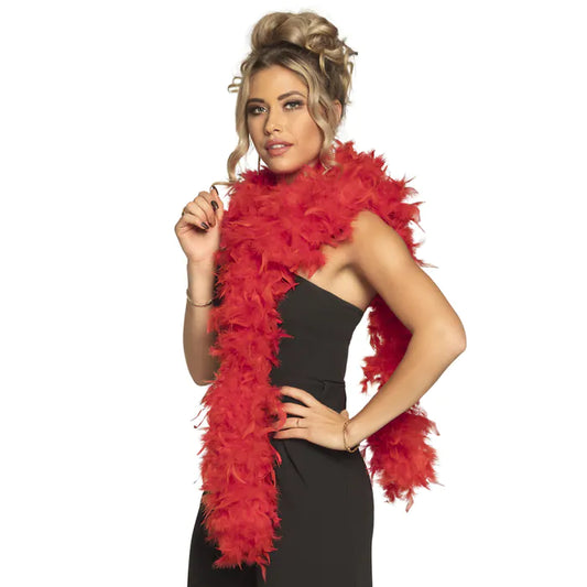 Red Feather Boa