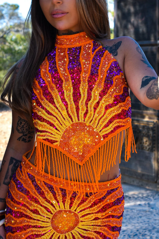 Sun Flare Halter Top