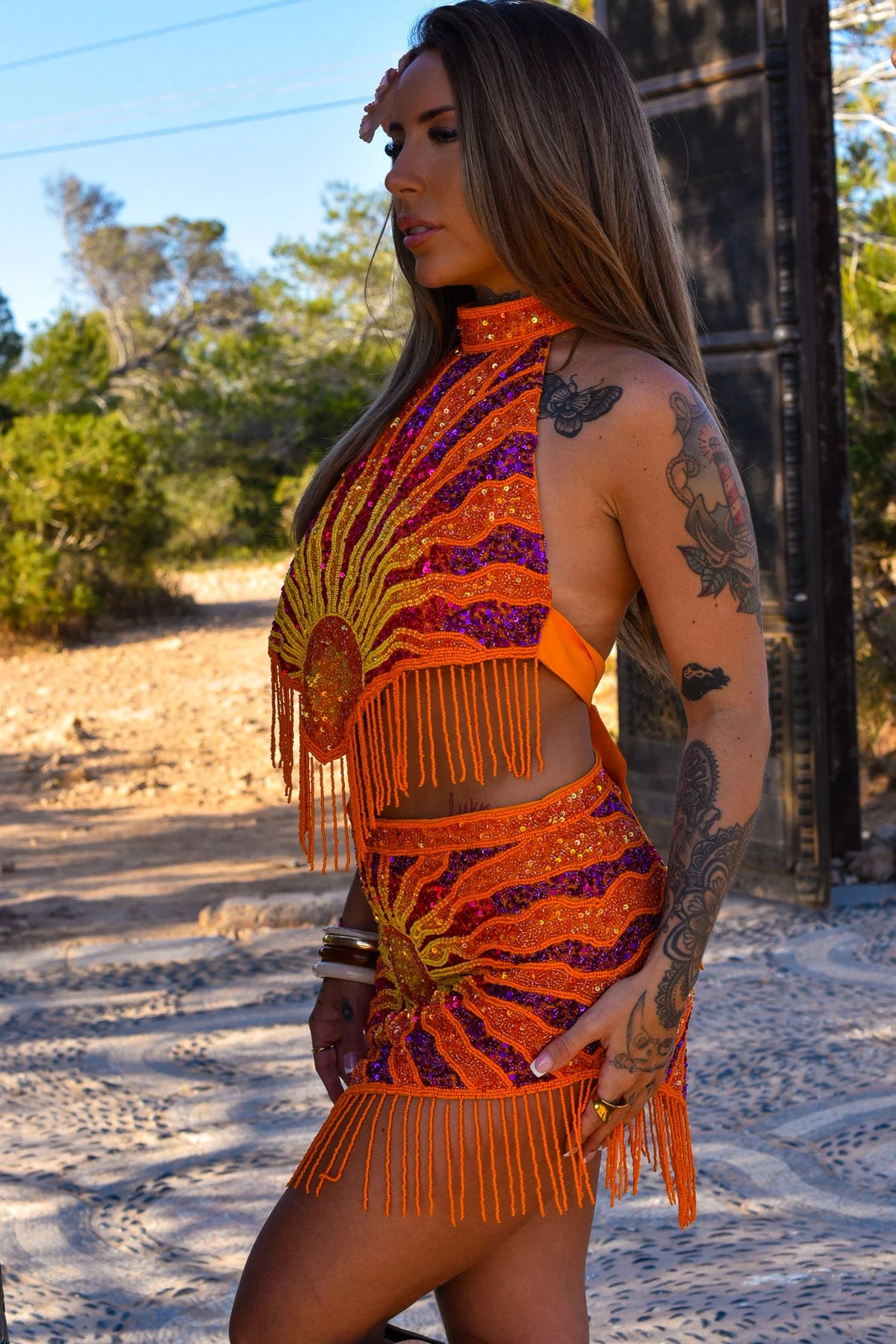 Sun Flare Halter Top
