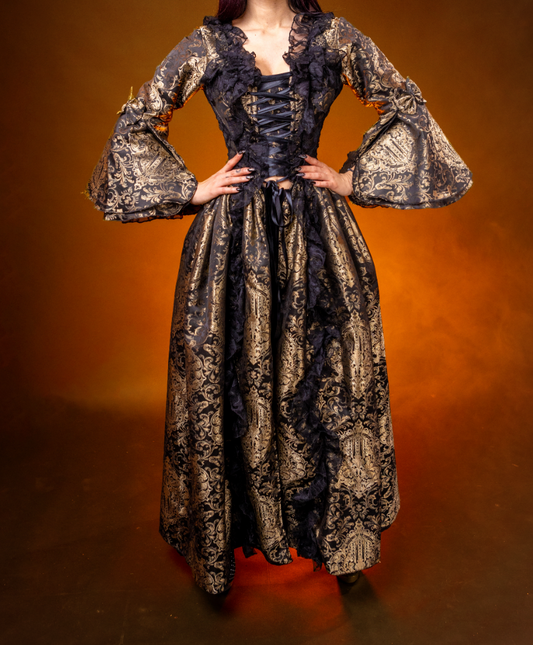 Annabel Renaissance king brocade dress IN STORE ONLY