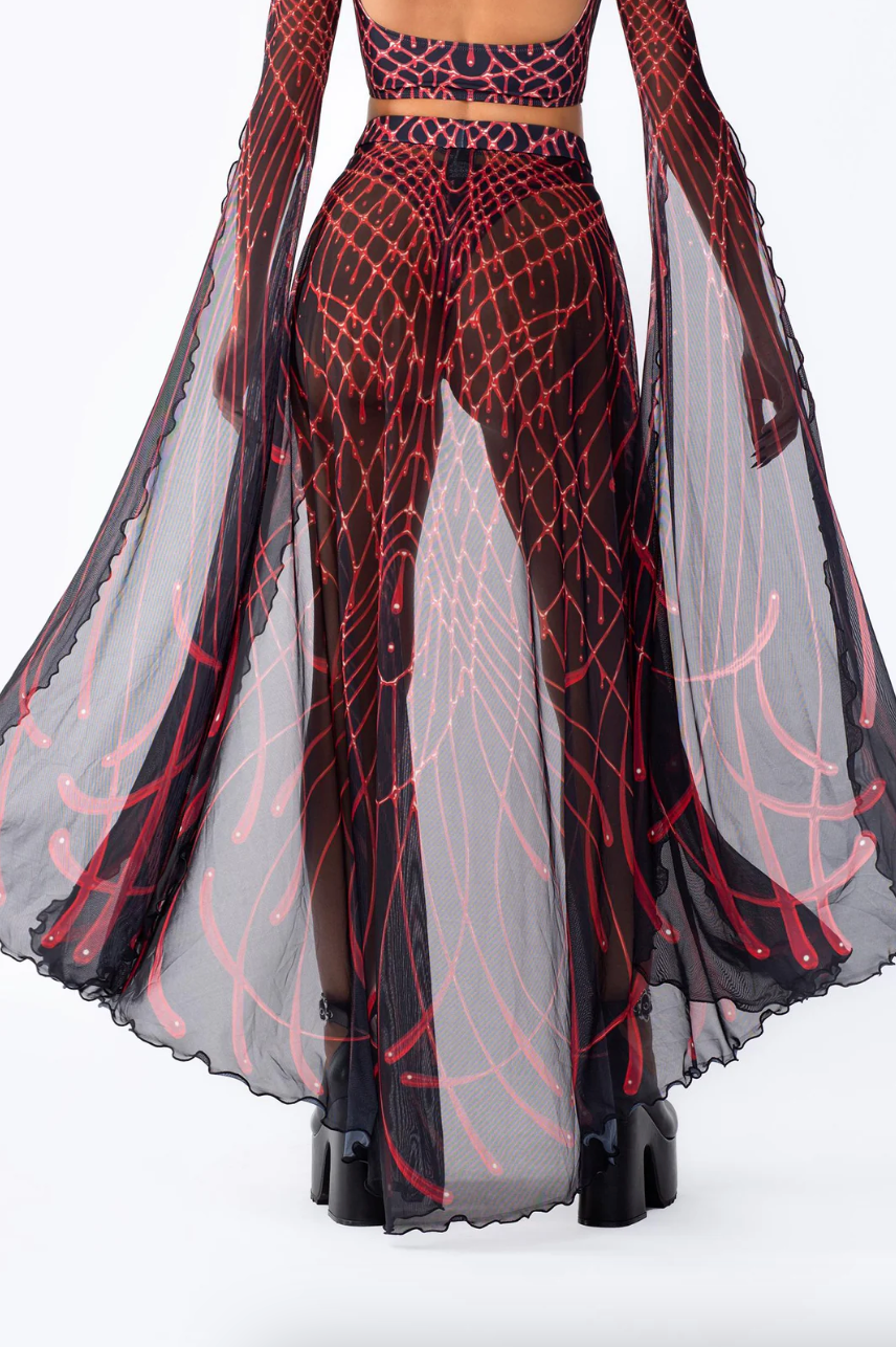 COMING SOON Scarlet Temptation Open Front Skirt