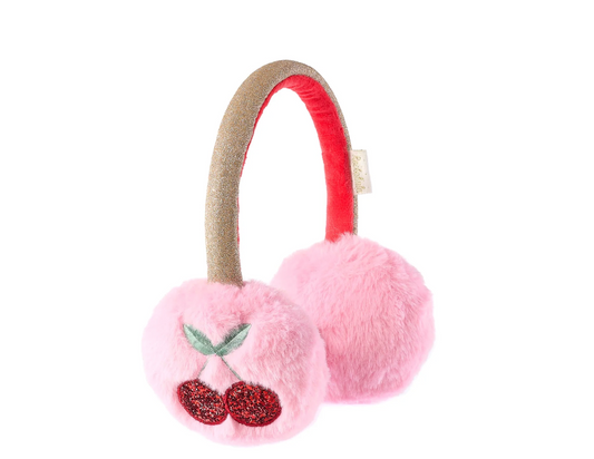 Cheerful Cherry Earmuffs