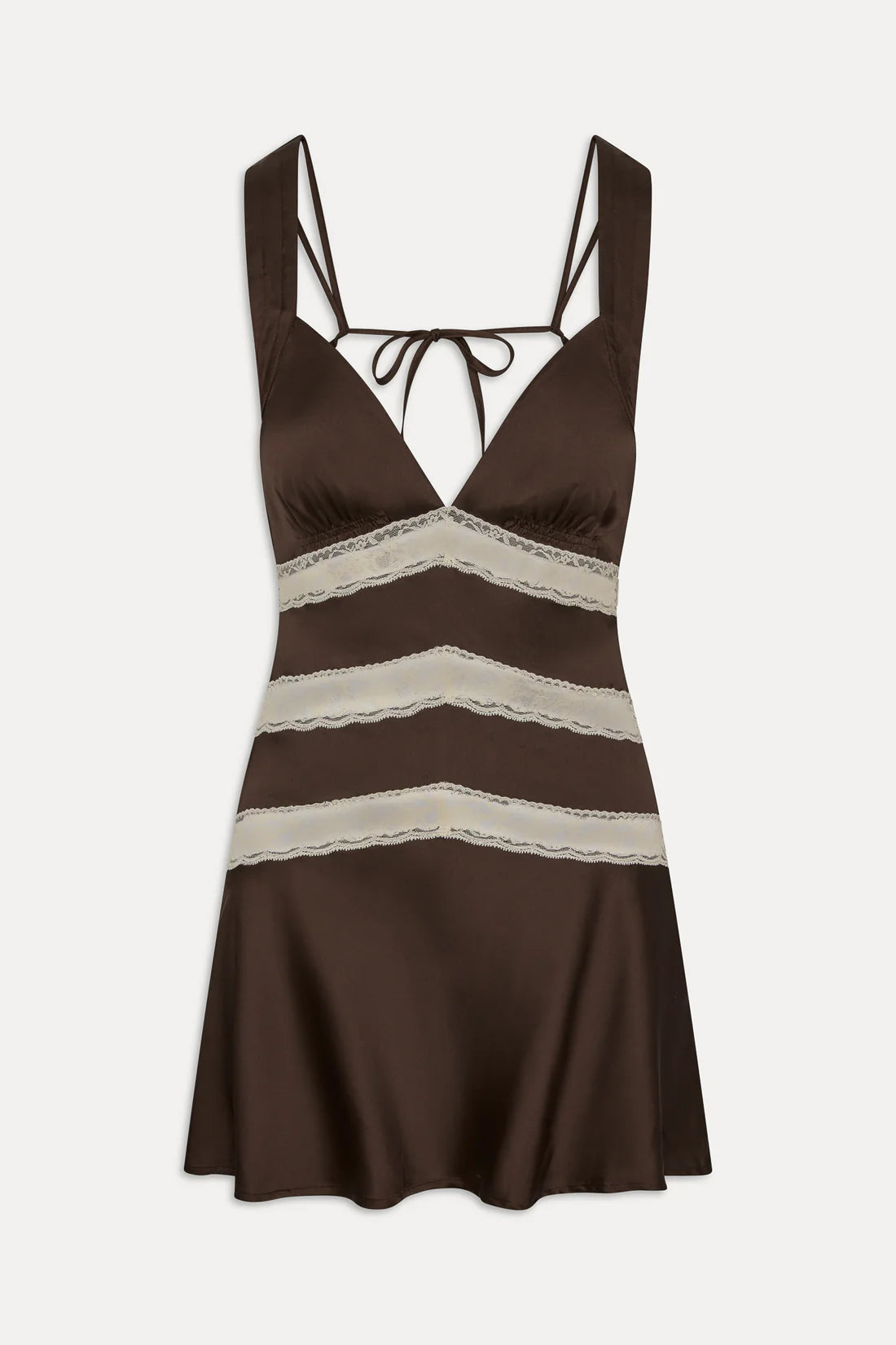 Frankies Bikinis Sedona Satin Mini Dress - Gift Wrap