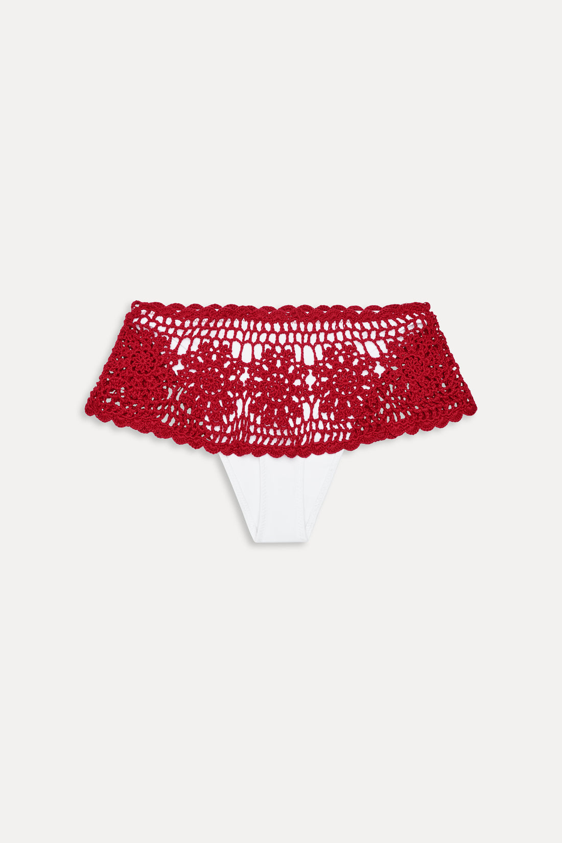 Frankies Bikinis Nari Crochet Top & Shelly Crochet Bottom - Havana Crochet