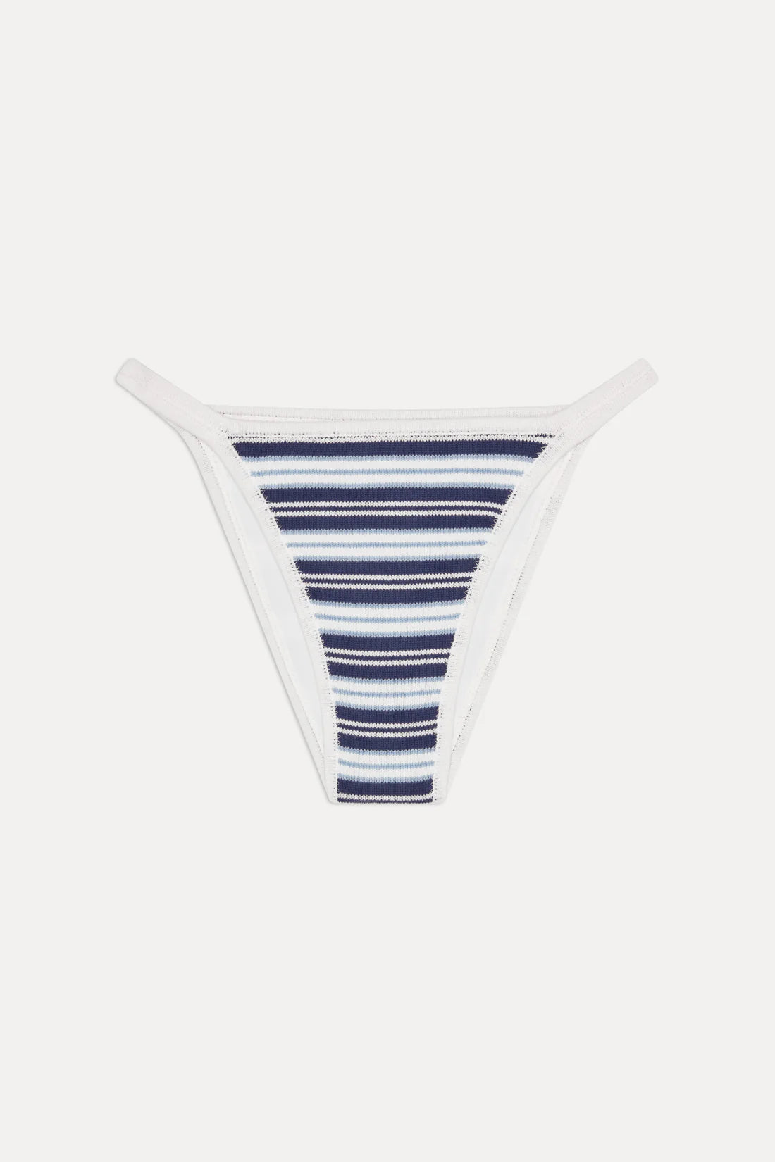 Frankies Bikinis x JENNIE Nick Knit Bikini Top & Tide Knit Bottom - Arctic Stripe