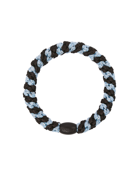 Kknekki A/W26 Brown Seablue Glitter Stripe