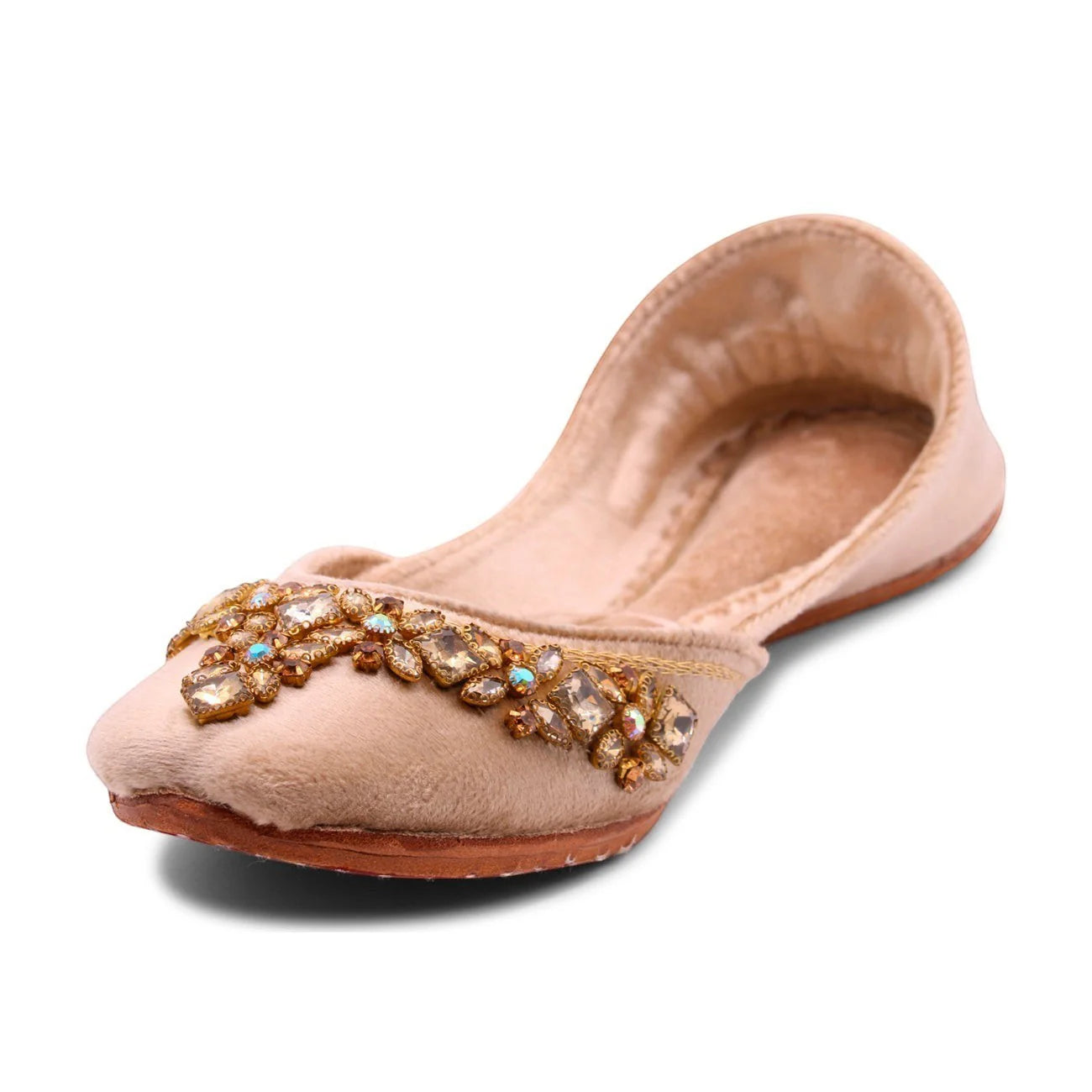 Aryaa Jutti Sparkle Sandal - Beige COMING SOON