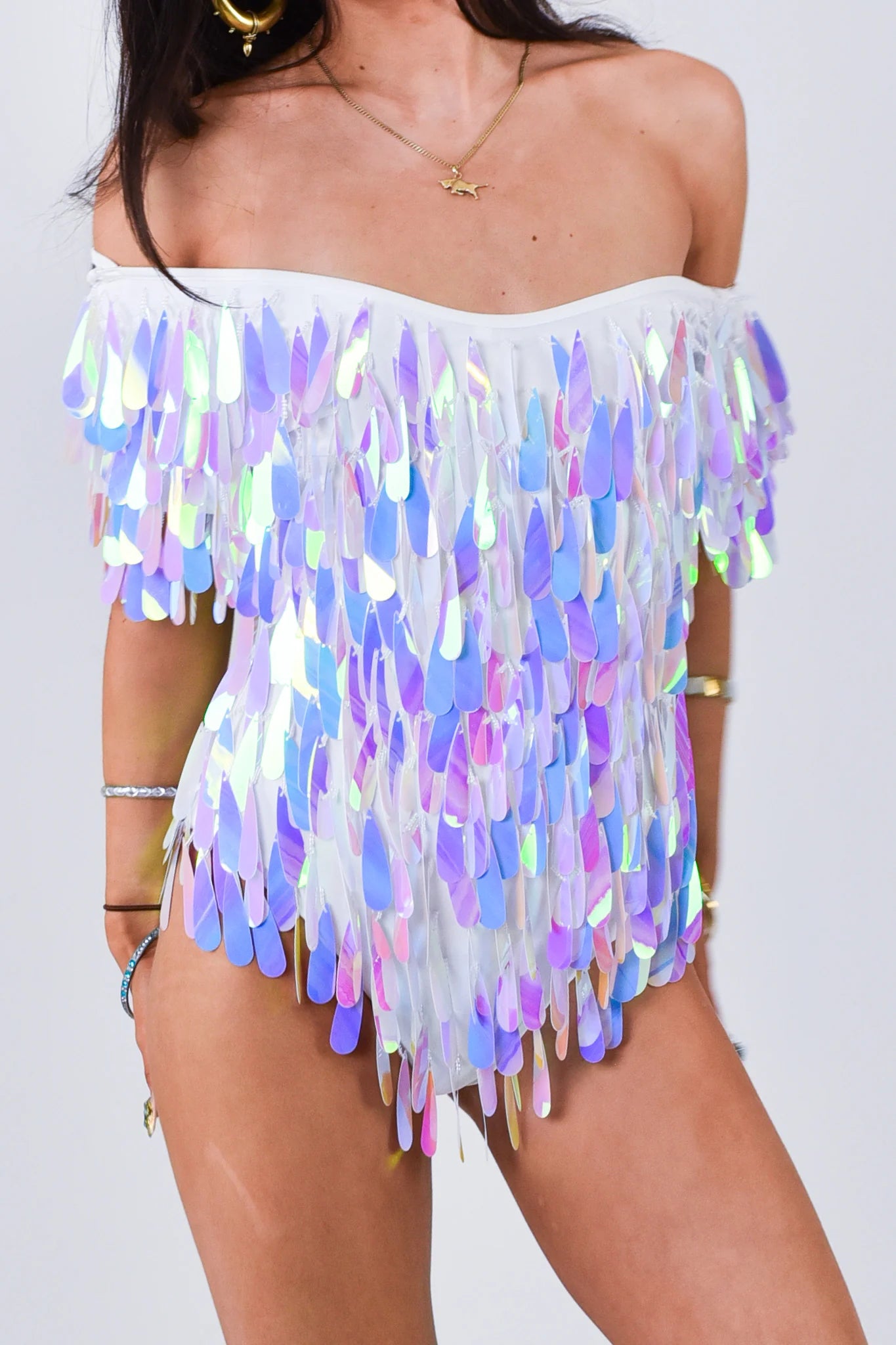 Angel Dust Bodysuit - Opal