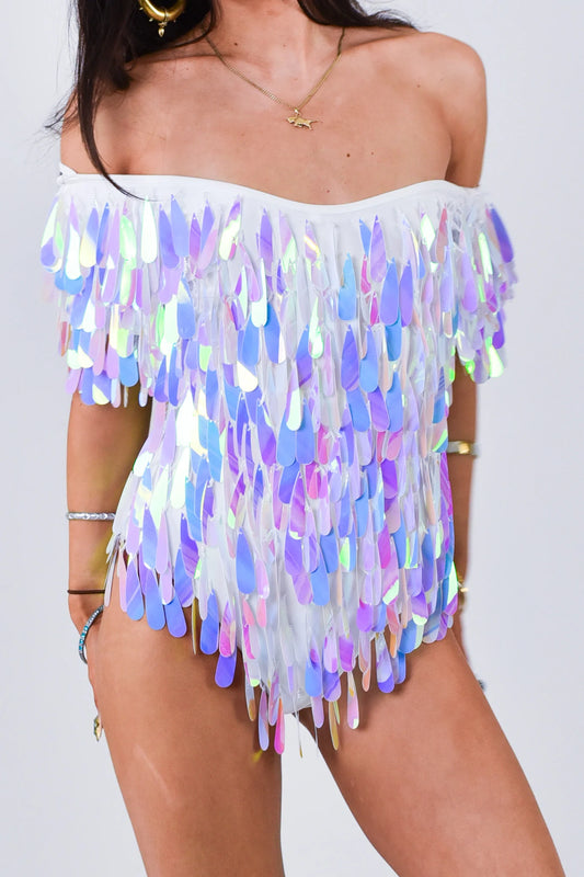 Angel Dust Bodysuit - Opal