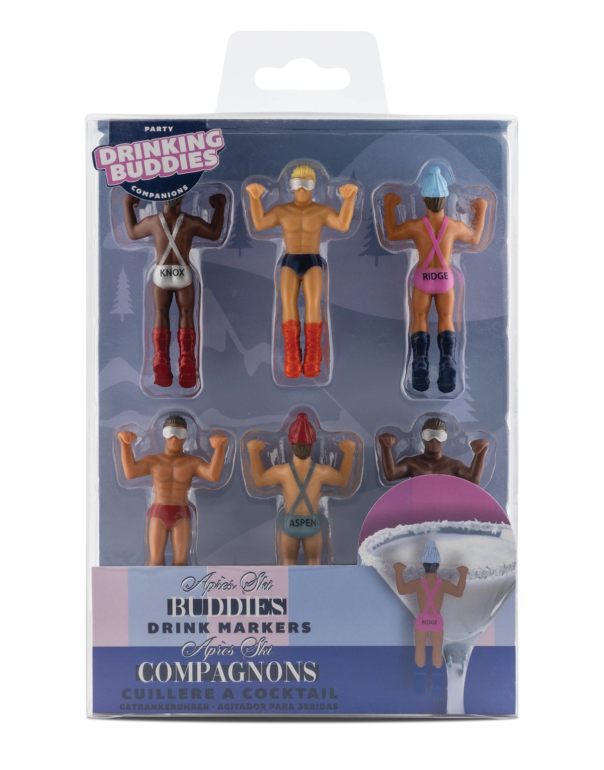 Apres Ski Drink Markers - 6 Pack