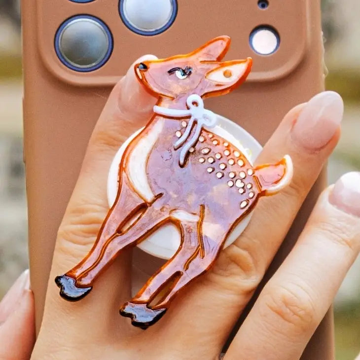 Solar Eclipse Hand-Painted Fawn Grip Charm COMING SOON