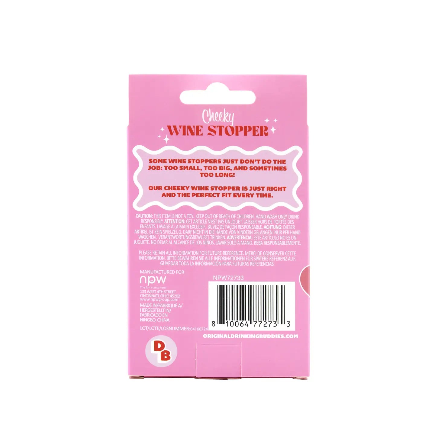 COMING SOON Bachelorette Party Cheeky Wine Stopper