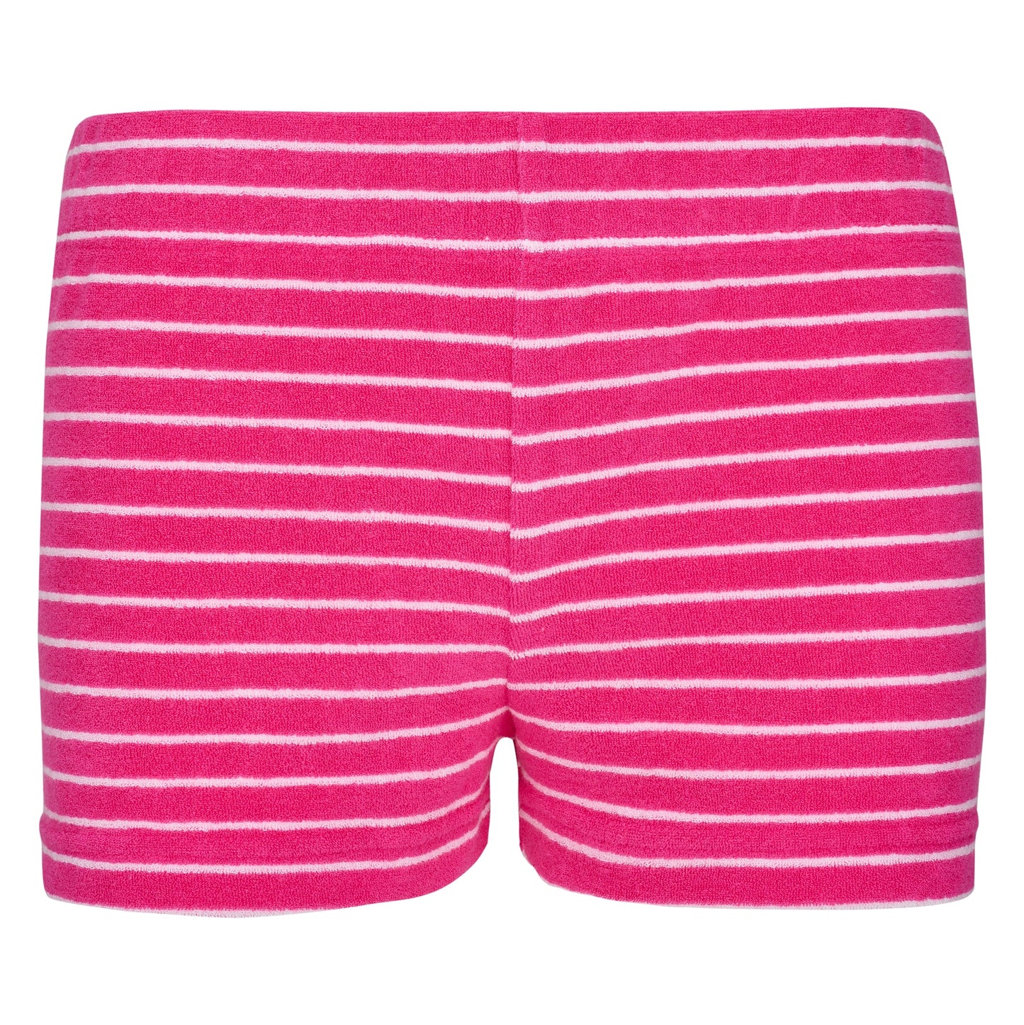 Pink & White Beach Bum Towelling Shorts