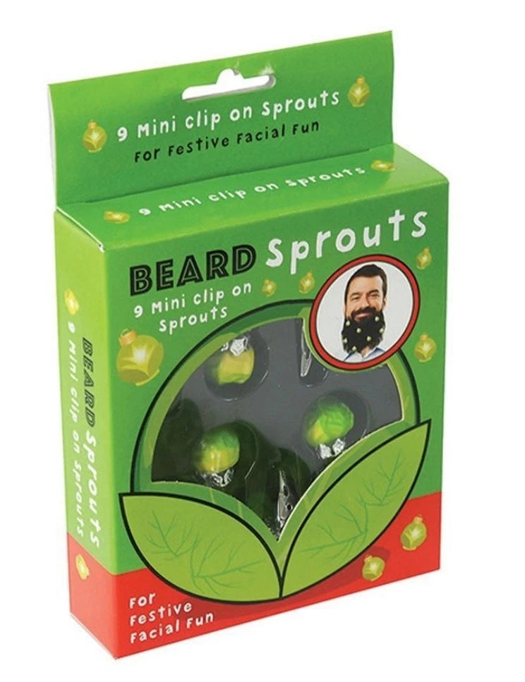 Christmas Sprout Beard Clips