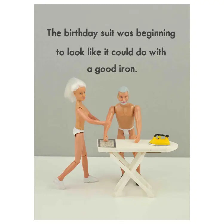 Birthday Suit Happy Birthday Greetings Card