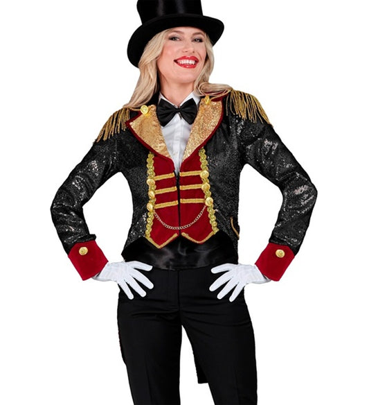 Black Sequin Tailcoat