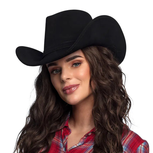 Black Wyoming Cowboy Hat