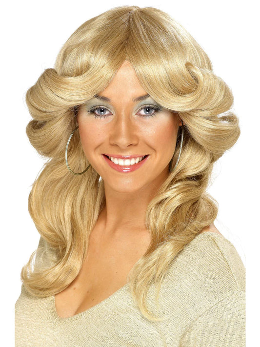 Blonde 70s Flick Wig