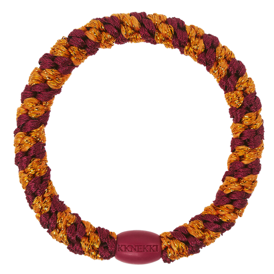 Kknekki A/W26 Bordeaux Orange Glitter Stripe COMING SOON
