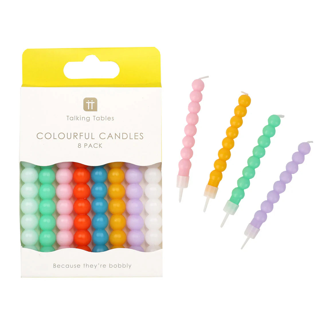 COMING SOON Birthday Brights Bobble Cake Candles