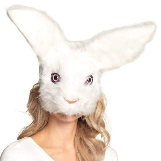 Plush Rabbit Half Mask