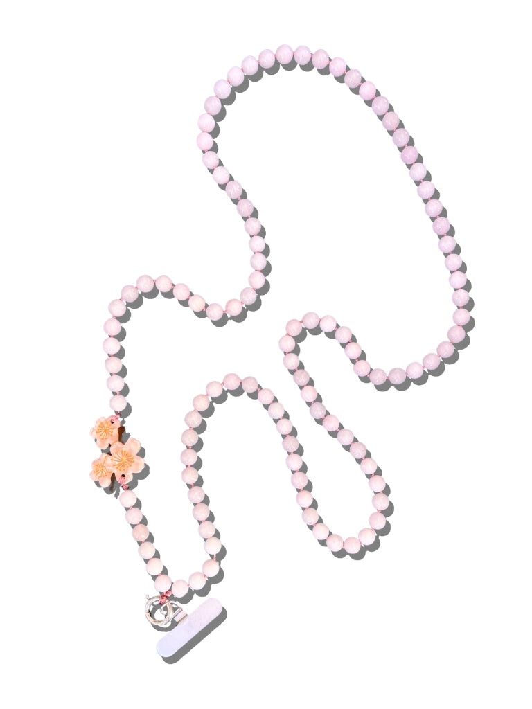 Solar Eclipse Cherry Blossom Phone Chain