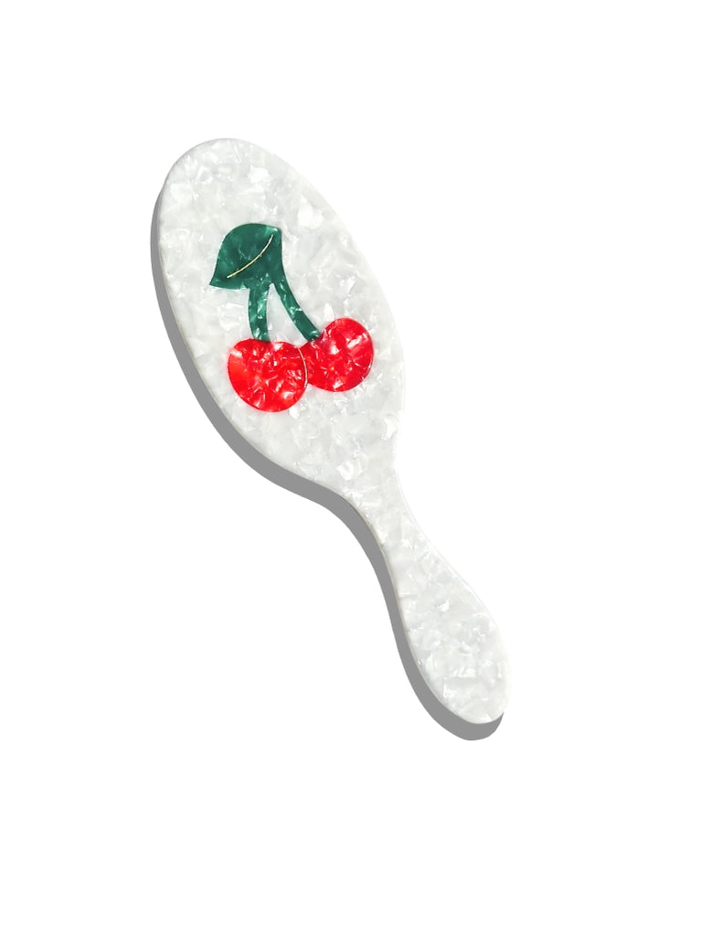 Solar Eclipse Cherry Hairbrush