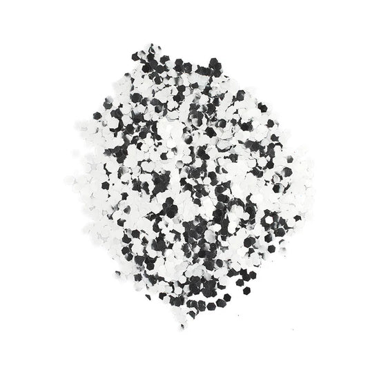 Chunky Glitter Shaker - Silver