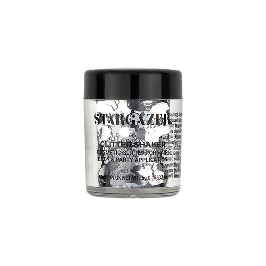 Chunky Glitter Shaker - Silver