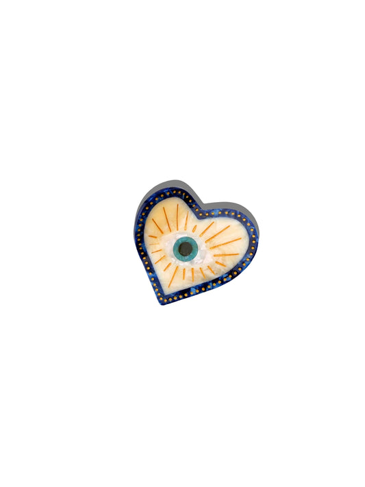 Solar Eclipse Coastal Lucky Eye Claw Clip