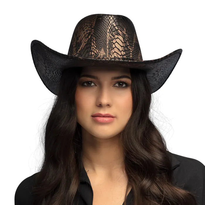 Cobra Snake Cowboy Hat