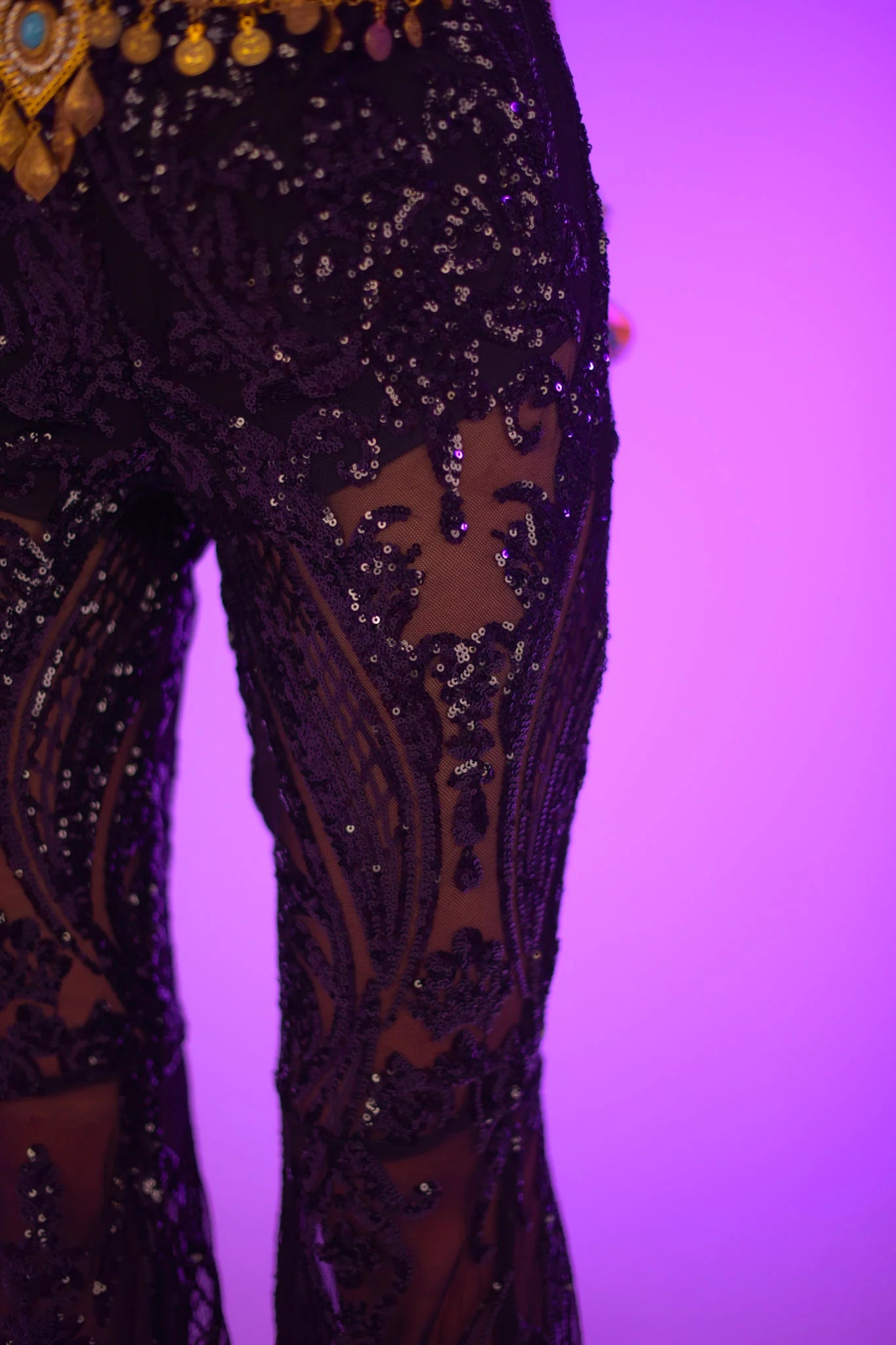 Coven Black Flared Pants
