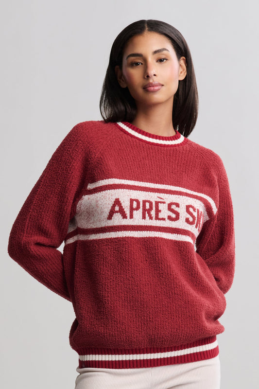 Crimson Cotton Apres Pullover