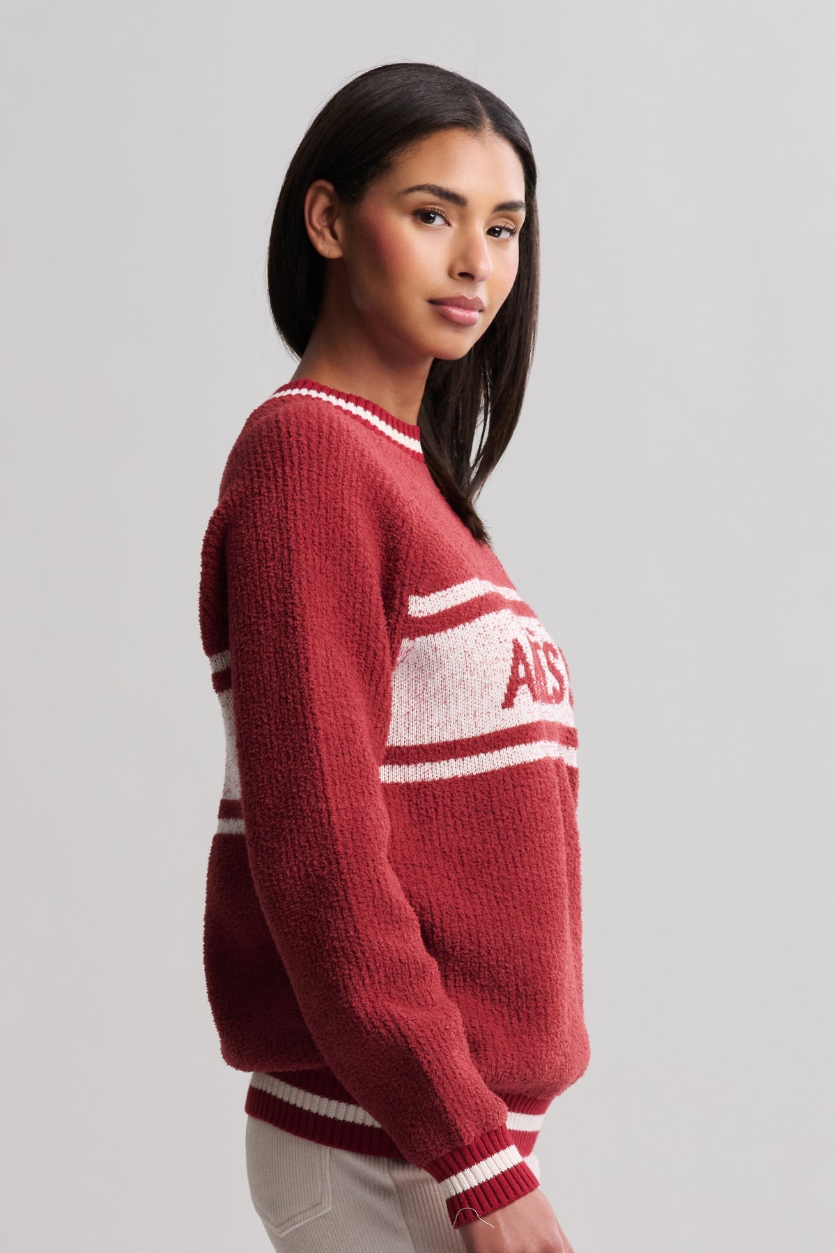 Crimson Cotton Apres Pullover