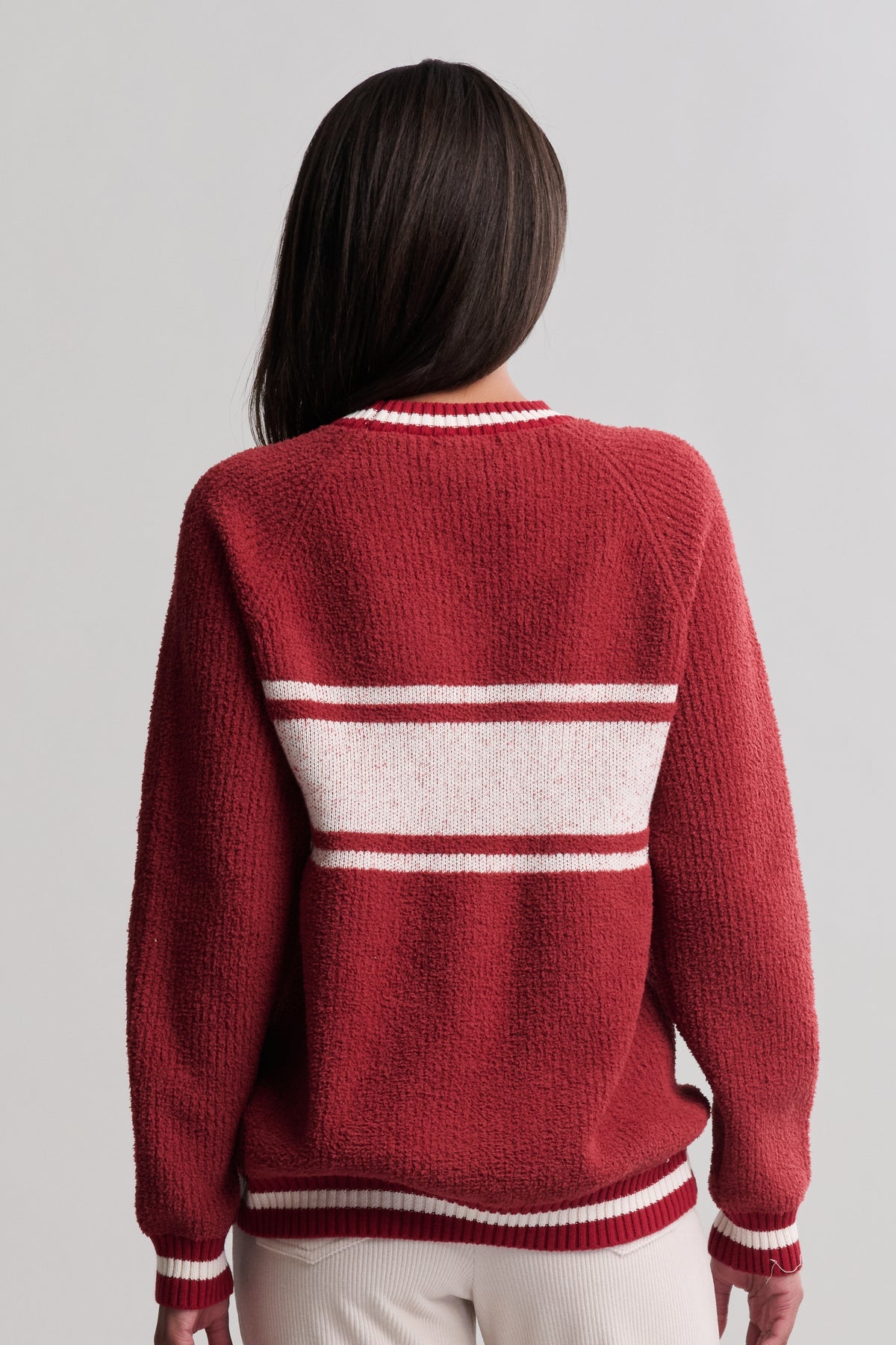 Crimson Cotton Apres Pullover