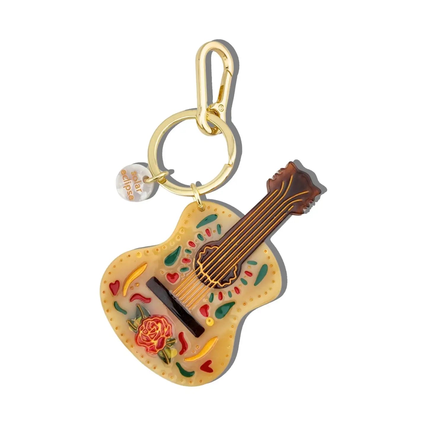 Solar Eclipse Dia De Los Brujas Guitar Bag Charm