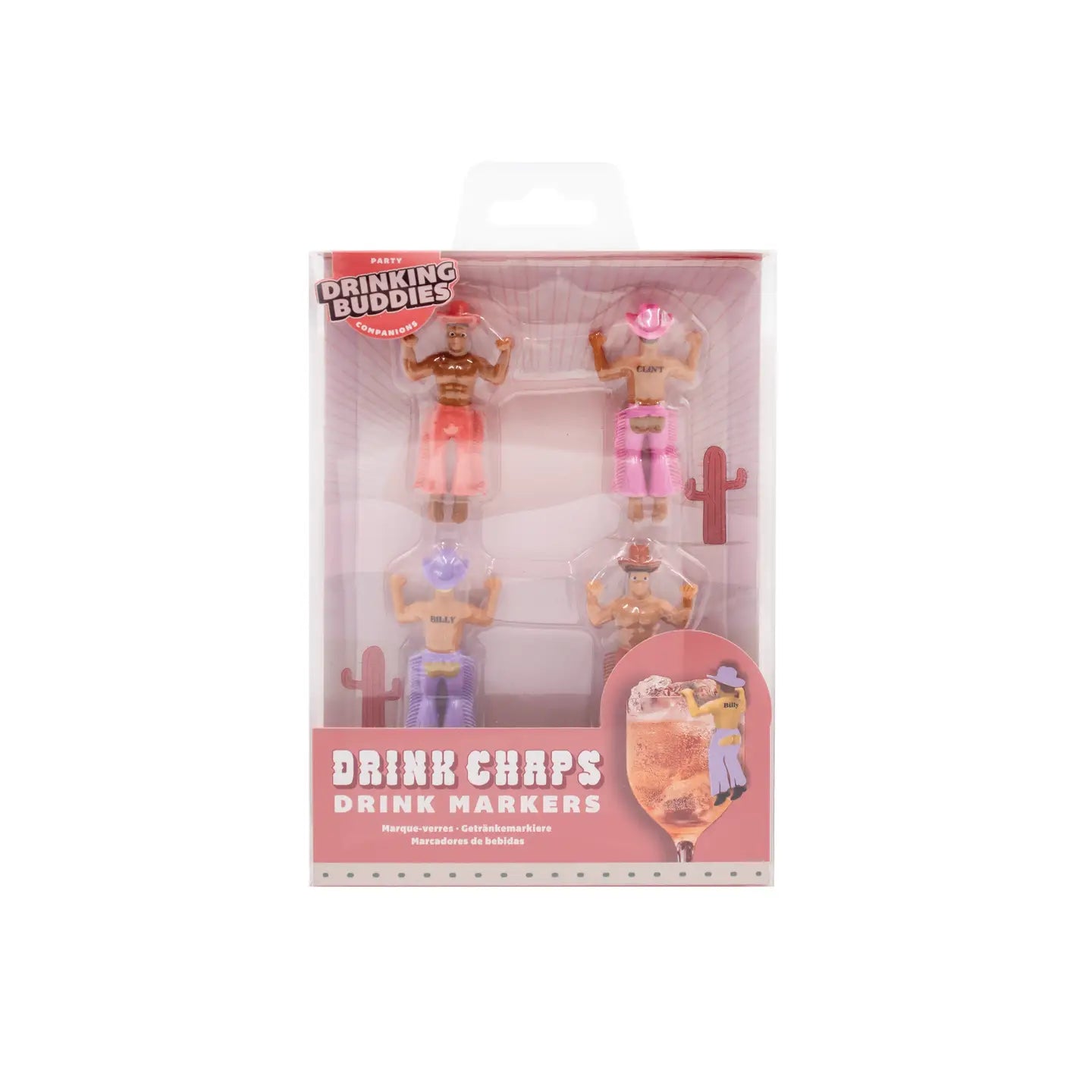 COMING SOON Western Drink Chaps Novelty Drink Markers