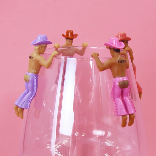 Western Drink Chaps Novelty Drink Markers