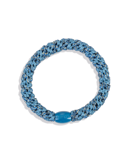 Kknekki Dusty Blue Navy Glitter Stripe