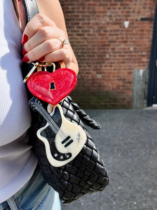 Solar Eclipse Electric Guitar Bag Charm