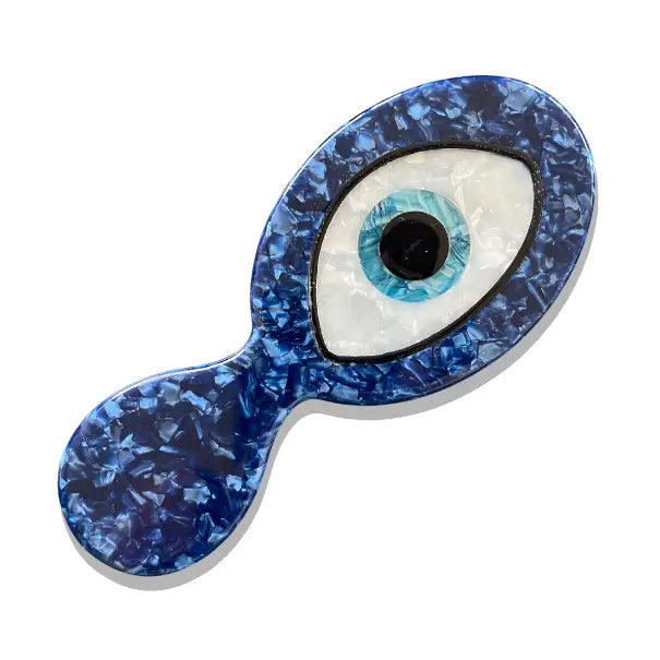 Solar Eclipse Evil Eye Handbag Hero Mini Hairbrush
