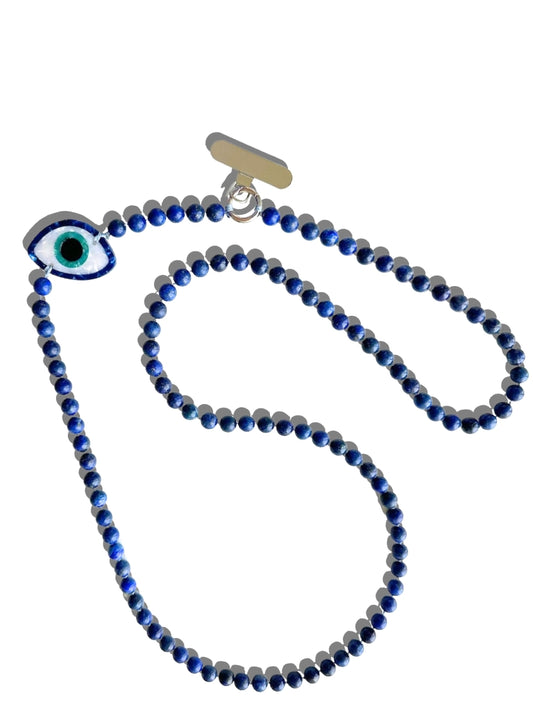 Solar Eclipse Evil Eye Phone Chain