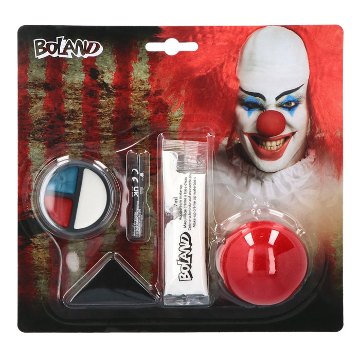 Horror Clown Face Paint Set