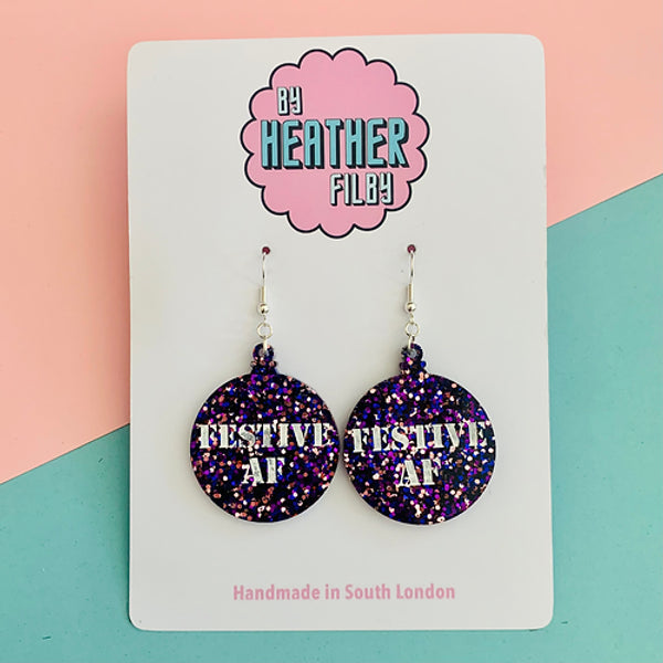 Festive AF Bauble Earrings