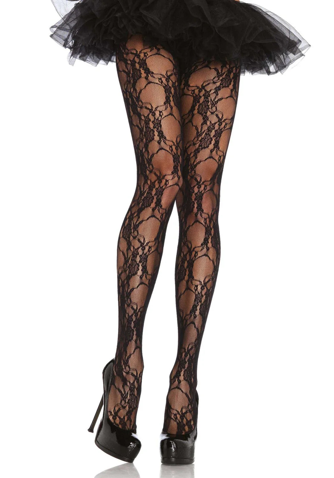 Floral Lace Pantyhose