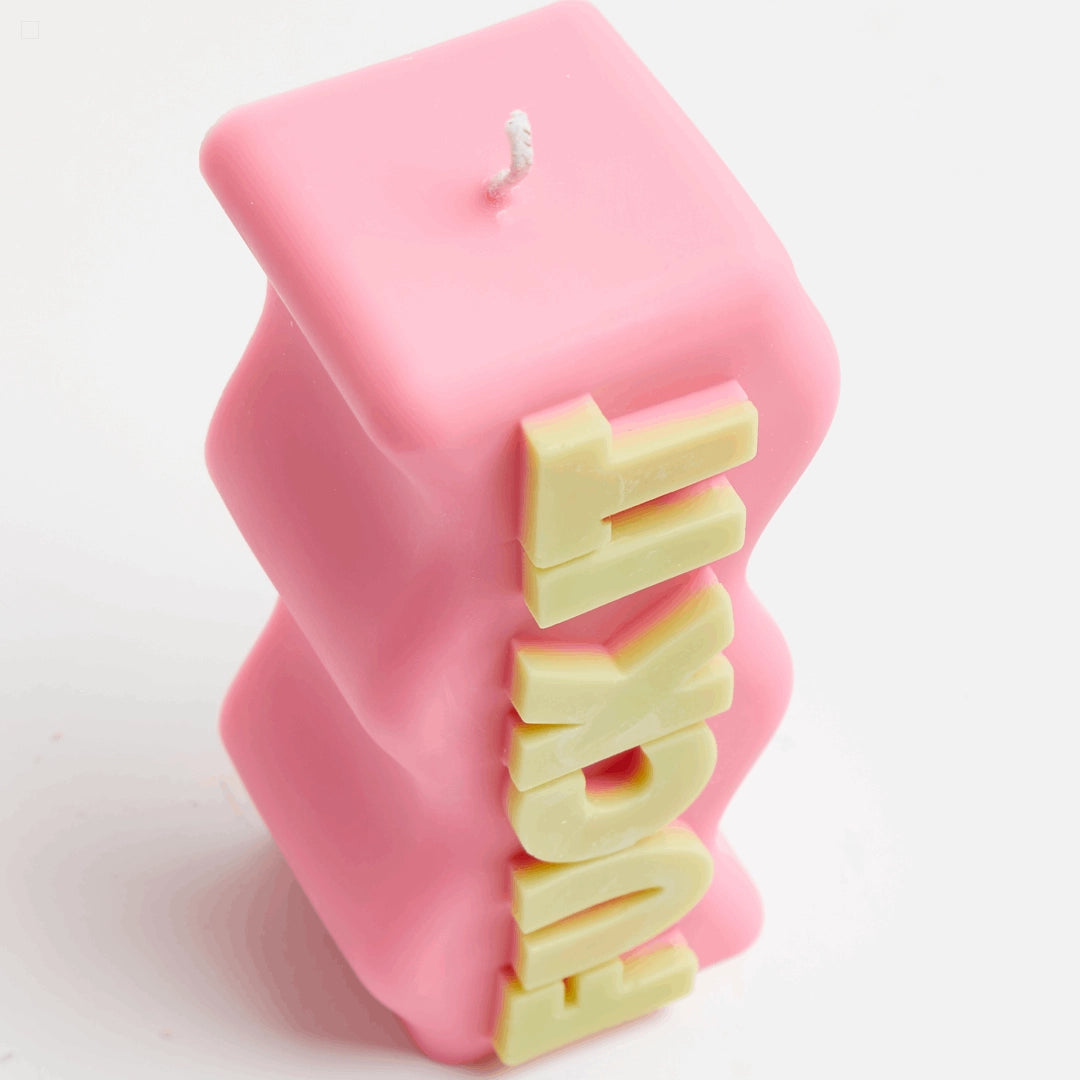 Pink Fuck It Candle