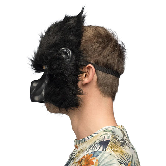 Plush Gorilla Half Mask