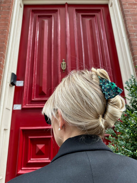 Solar Eclipse Christmas Tree Claw Clip