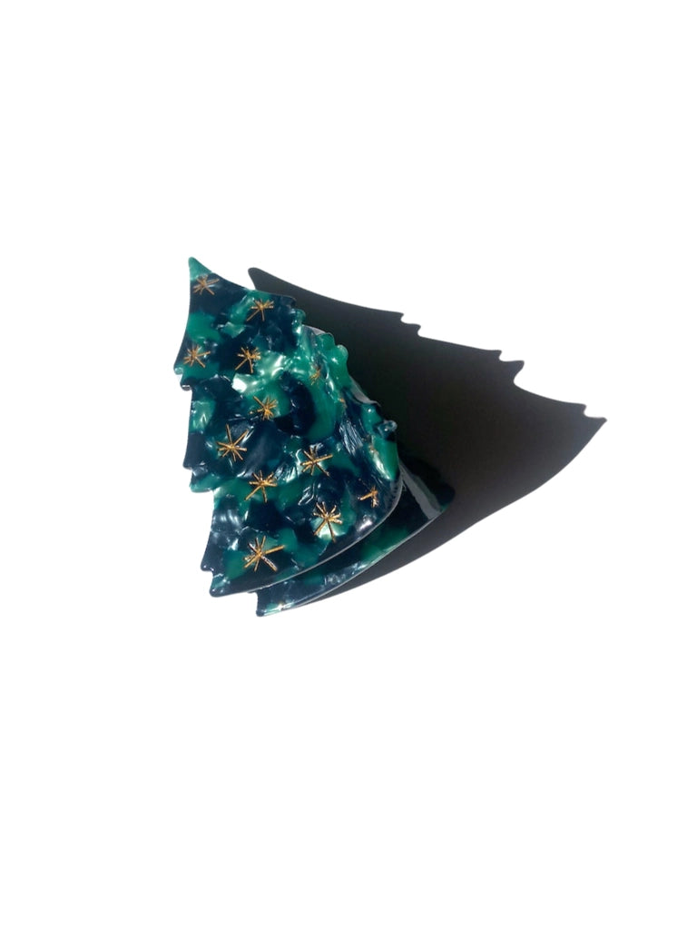 Solar Eclipse Christmas Tree Claw Clip