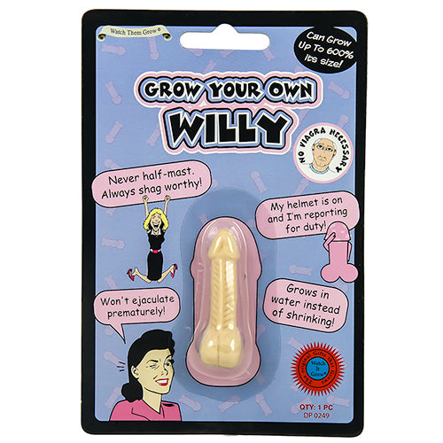 Grow a Willy Novelty Gift